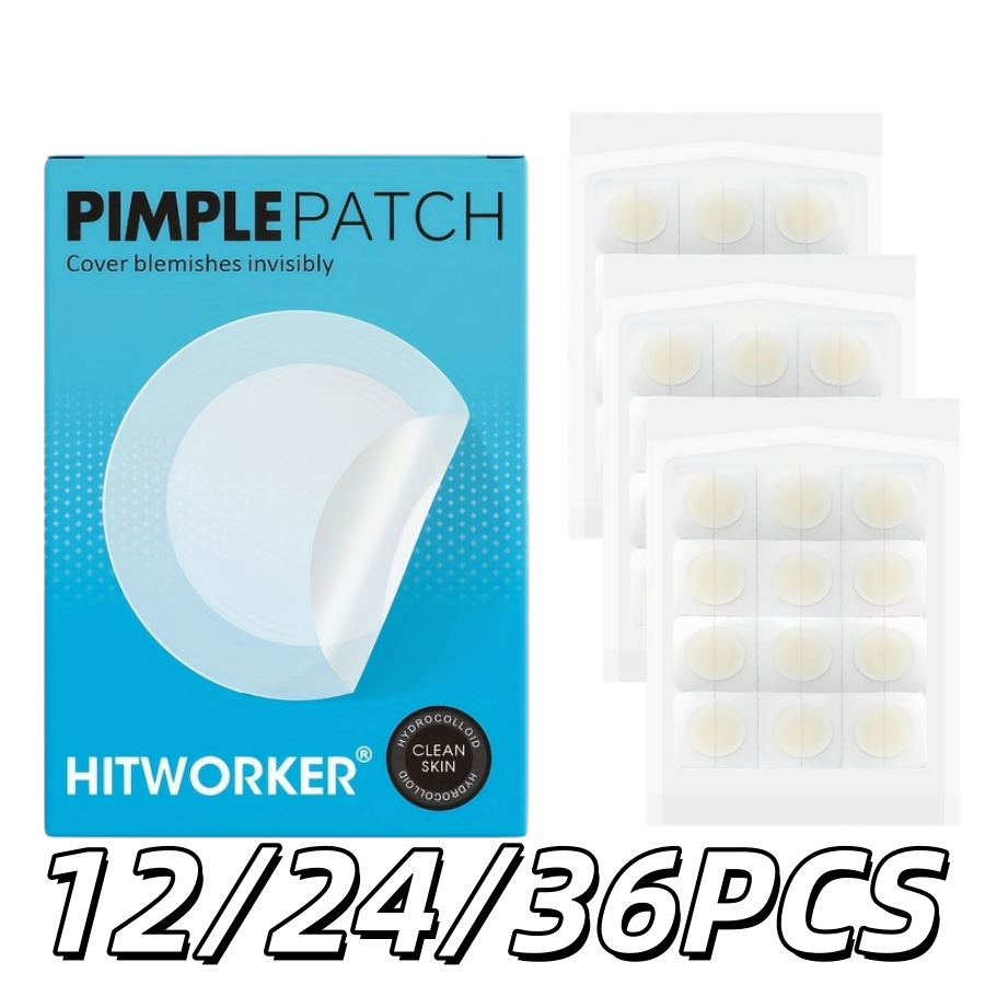 Skincare Moisturizer - 12/24/36PCS Parche de hidrogel antiacné con