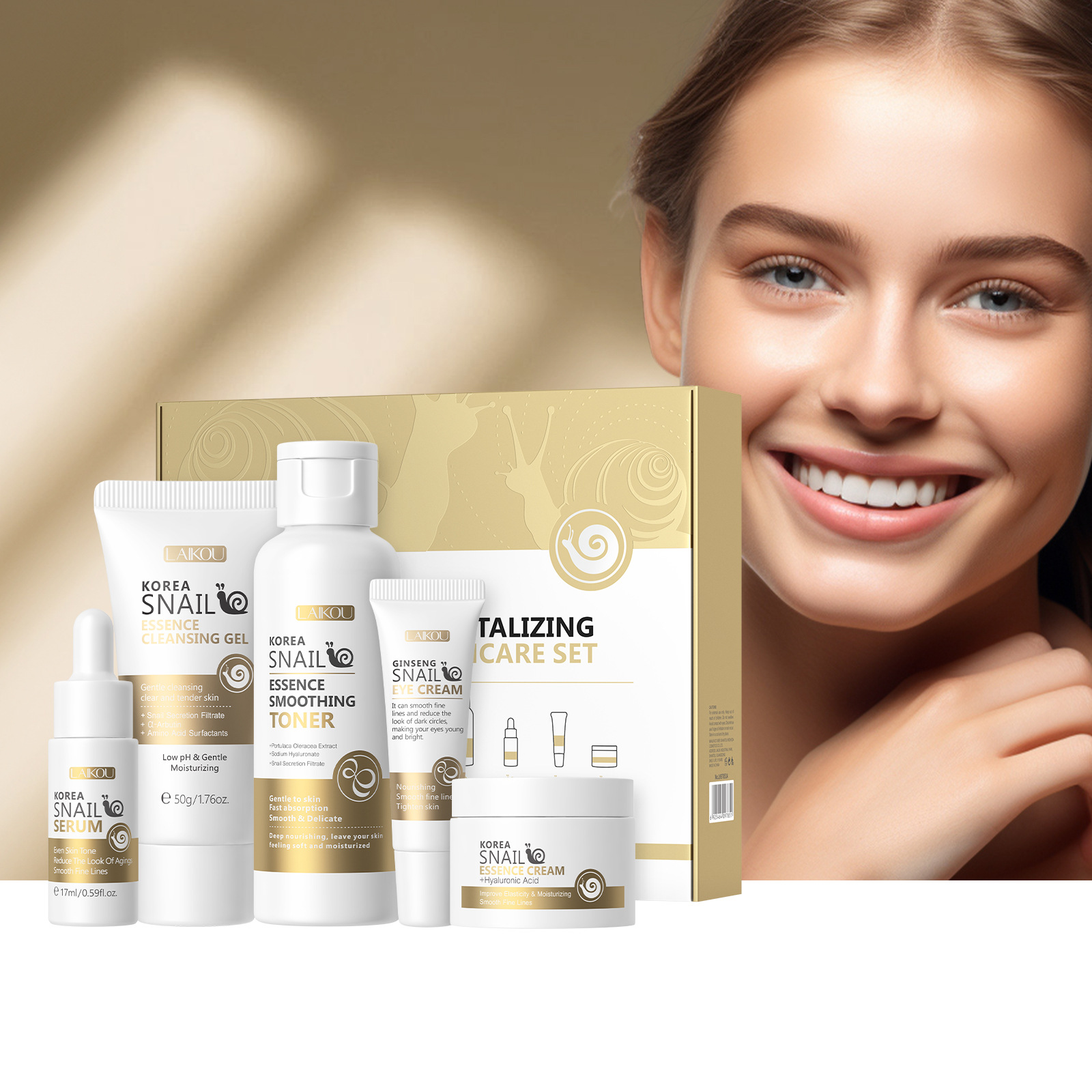 Skincare Korea - Juego de cuidado de la piel