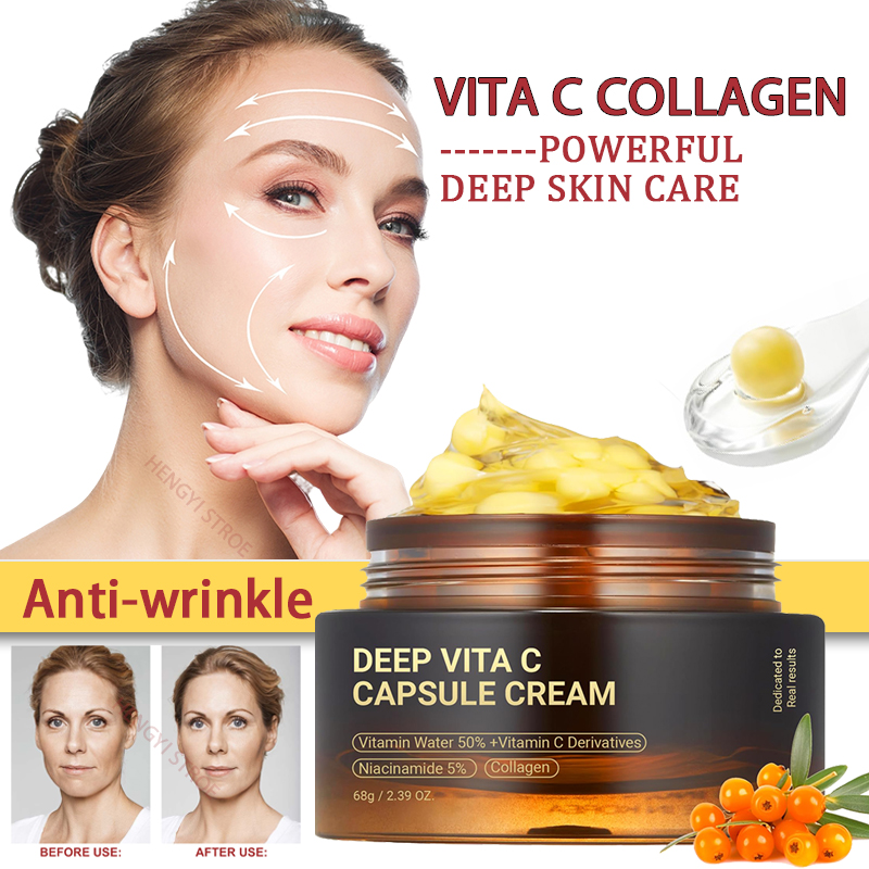 Skincare Korea - Crema cápsula antiarrugas Vita C, Gel