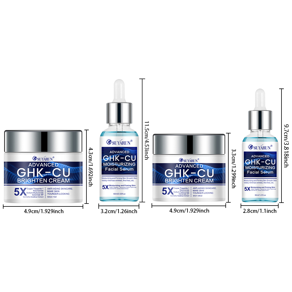 Crema y Sérum SUYARUN GHK-CU - - Skincare Oil Control reseña y precio