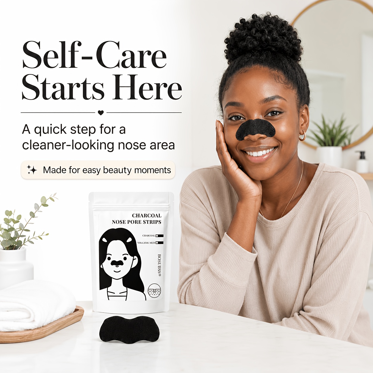 Tiras de carbón activadas con  - Skincare Oil Control reseña y precio