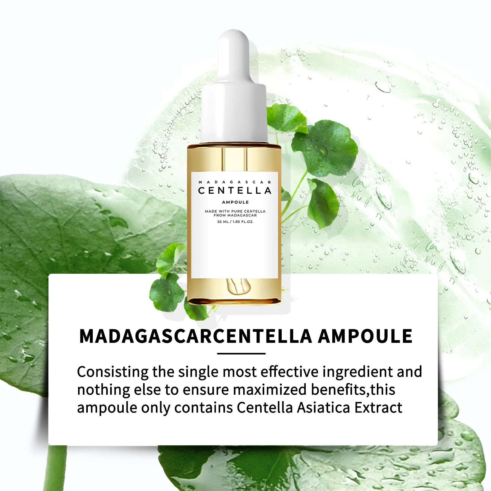 Ampolla de Centella de Madagas - Skincare Centella reseña y precio