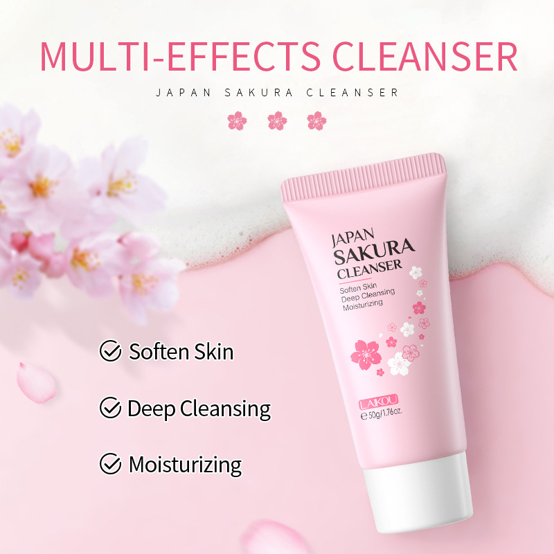 Sakura-limpiador Facial corean - Skincare Routine reseña y precio