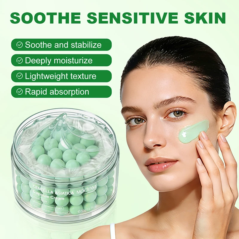 Crema Facial con Cápsulas de P - Skincare Centella reseña y precio