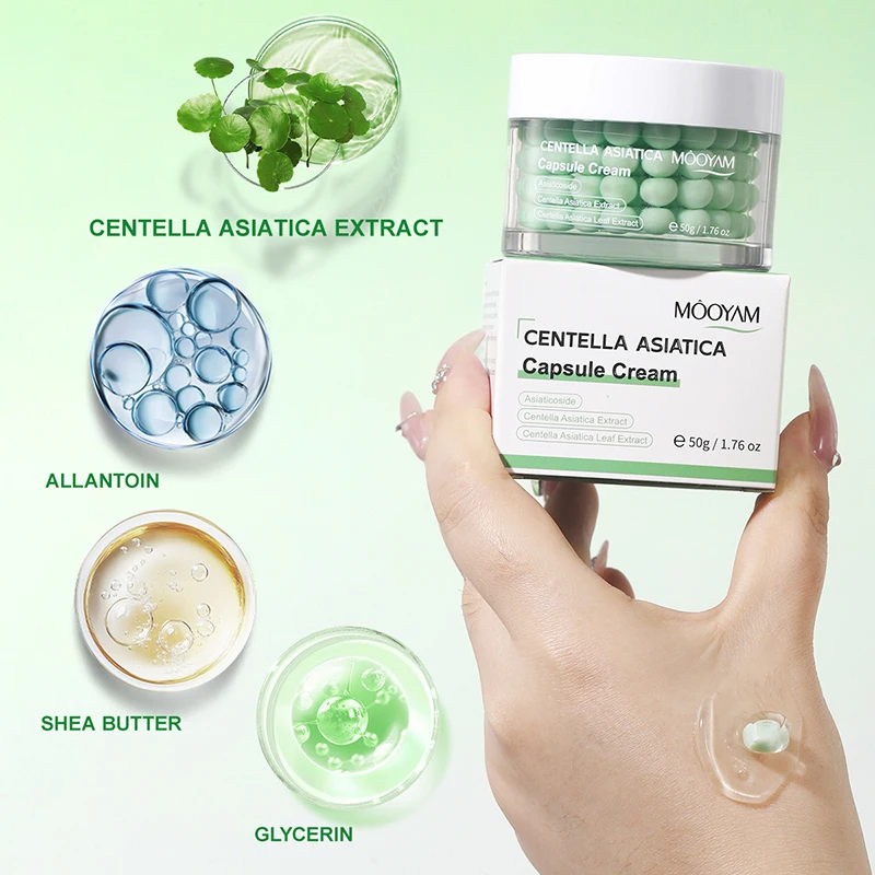 Crema Facial con Cápsulas de P - Skincare Centella reseña y precio